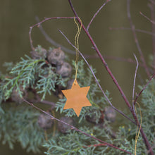 Load image into Gallery viewer, Brass Star Christmas Ornament