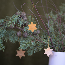 Load image into Gallery viewer, Brass Star Christmas Ornament