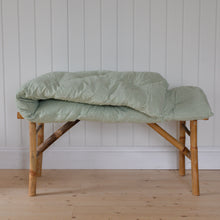 Load image into Gallery viewer, Bench Cushion/ Mattress Green and White Stripe