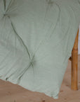 Bench Cushion/ Mattress Green and White Stripe