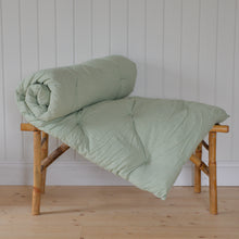 Load image into Gallery viewer, Bench Cushion/ Mattress Green and White Stripe