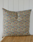Blue Floral Cushion 60 x 60 cm