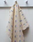 Blue Flowers Tea Towel