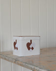 Braided Heart Cookie Storage Tin