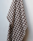 Brown Gingham Thor Tea Towel
