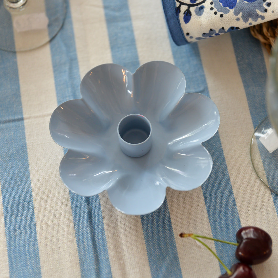 Candle Holder For 2.2 cm Candle / Light Blue