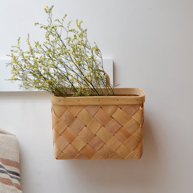IB Laursen Chip Wood Wall Basket