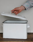 Enamel Bread Box