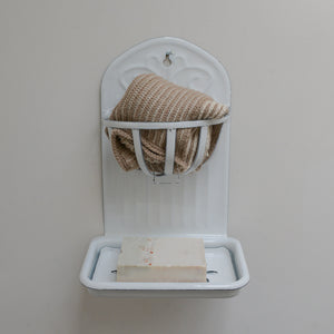 IB Laursen Enamel Wall Mounted Soap Dish