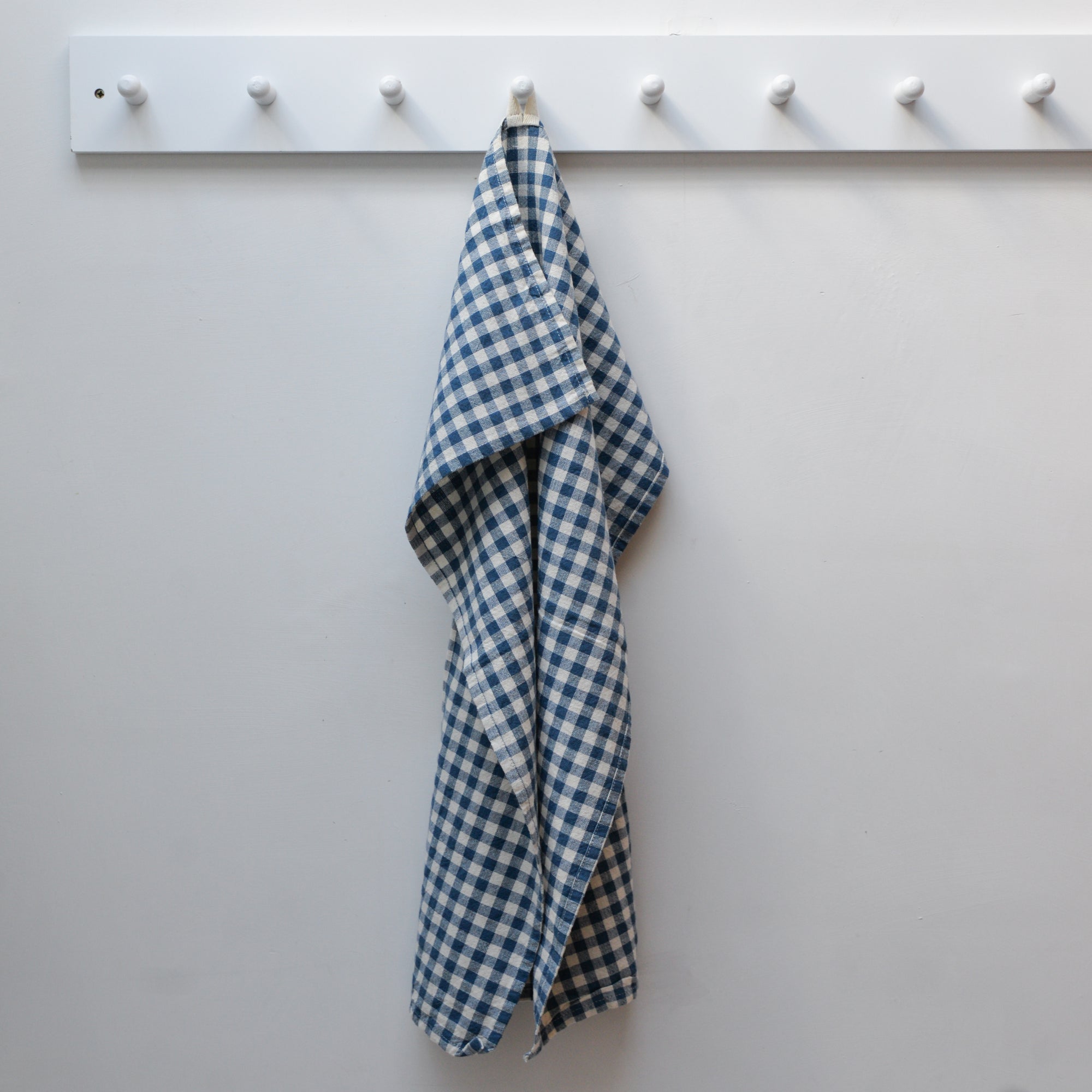 Gingham Tea Towel / Blue Check