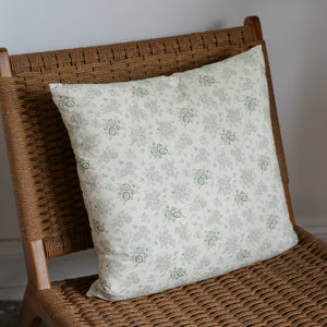 Green Floral Cushion