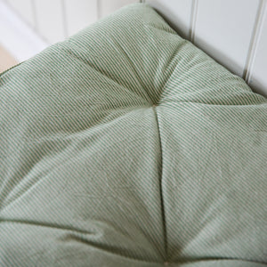 Green Stripe Bench or Chair Cushion