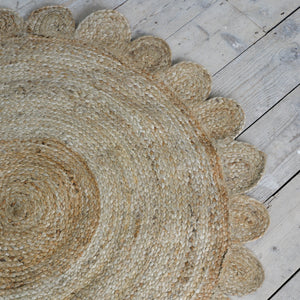 IB Laursen Jute Flower Rug