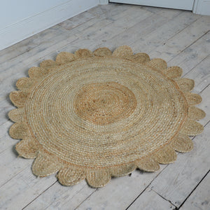 IB Laursen Jute Flower Rug