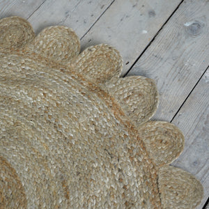 IB Laursen Jute Flower Rug