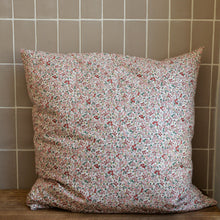 Load image into Gallery viewer, Large Pink Floral Cushion