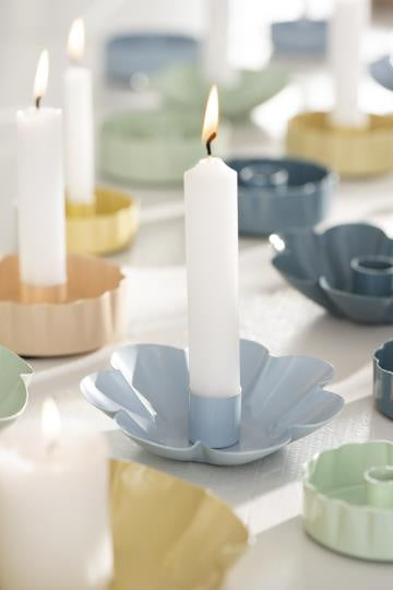 Candle Holder For 2.2 cm Candle / Light Blue