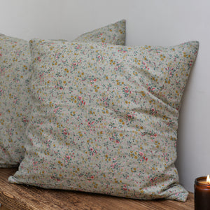 Loving Liberty Floral in Green Cushion / 50 x 50cm