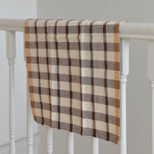 Load image into Gallery viewer, Malthe Brown Stripe Cotton Tea Towel