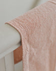 Mia Thin Stripe Tea Towel in Rust Brown