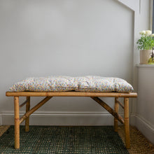 Load image into Gallery viewer, Multi Floral Bench or Chair Cushion