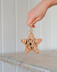 Natural Cane Star Ornament