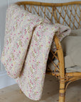 Pink Floral Quilt 130 x 180 cm