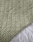 Quilt Green Gingham 130 x 180