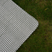 Load image into Gallery viewer, Quilt Green Gingham 130 x 180