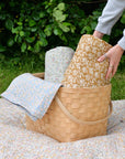 IB Laursen Chip Wood Basket with Handles