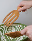 Salad Servers in Olive Wood