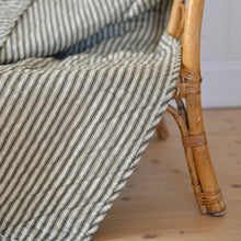 Load image into Gallery viewer, Sand and Olive Striped Quilt