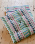 Seat Cushion / Muti-colour Stripes