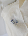 Shell Embroidered Napkin
