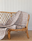 Soft Cotton Quilt / Luna Pink and White Printed