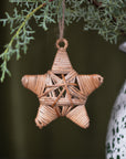 Natural Cane Star Ornament