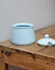 Sugar Pot with Lid / Pastel Blue