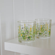 Load image into Gallery viewer, Summer Field Floral Printed Drinking Glass Tumbler