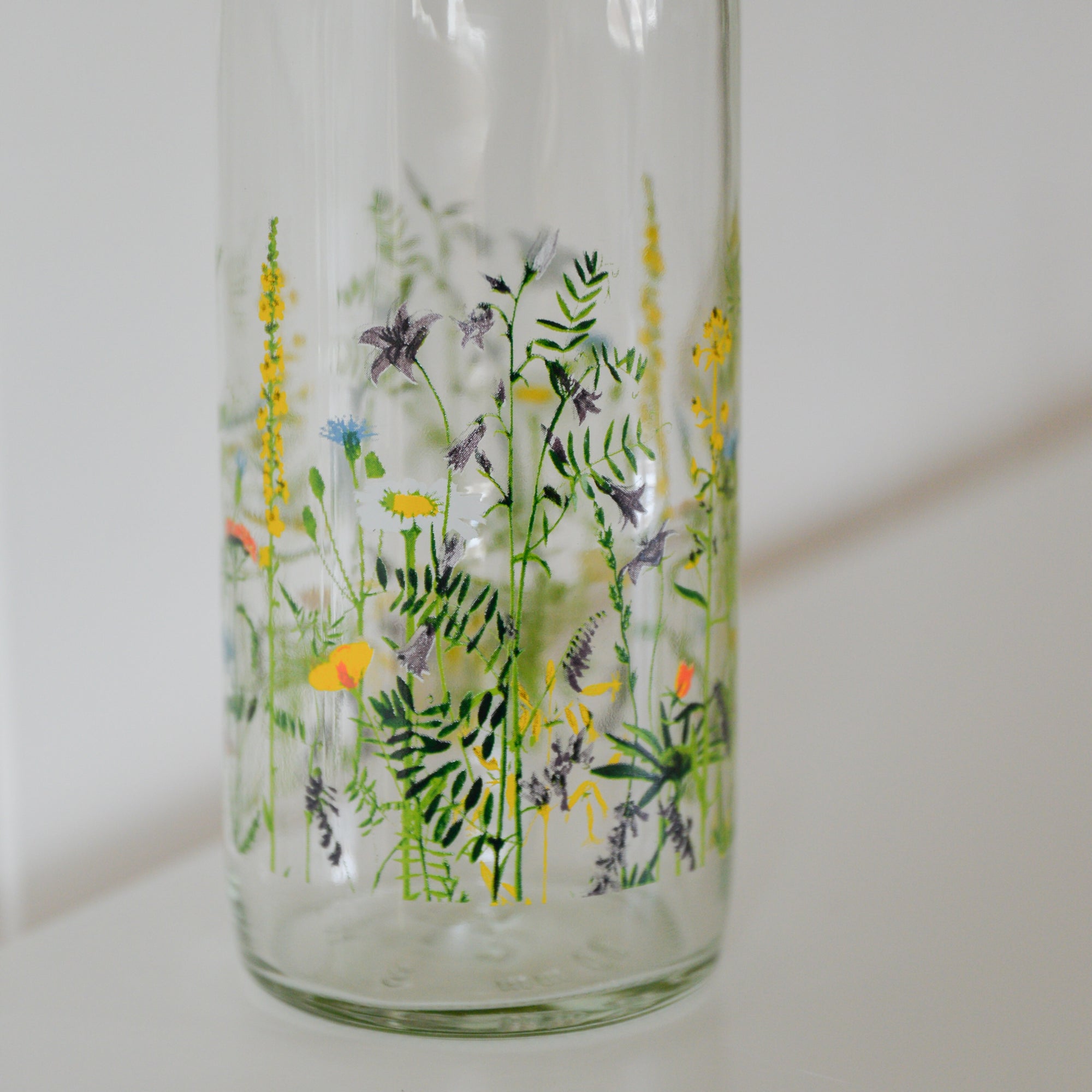 Summer Field Floral Printed Water Bottle