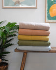 Vintage Quilt in Burned Rose / 130 x 180