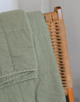Vintage Quilt in Olive / 130 x 180