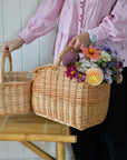 Wicker Oblong Basket