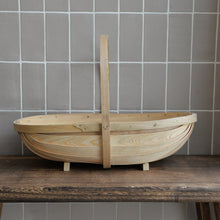 Load image into Gallery viewer, Wooden Trug Basket