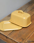 Yellow Enamel Butter Box