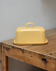 Yellow Enamel Butter Box