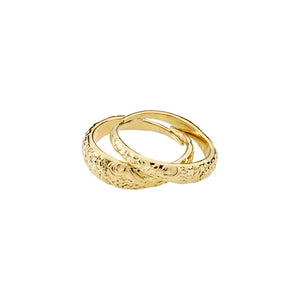 Izolda Recycled 2 in 1 Rings / Gold and Silver
