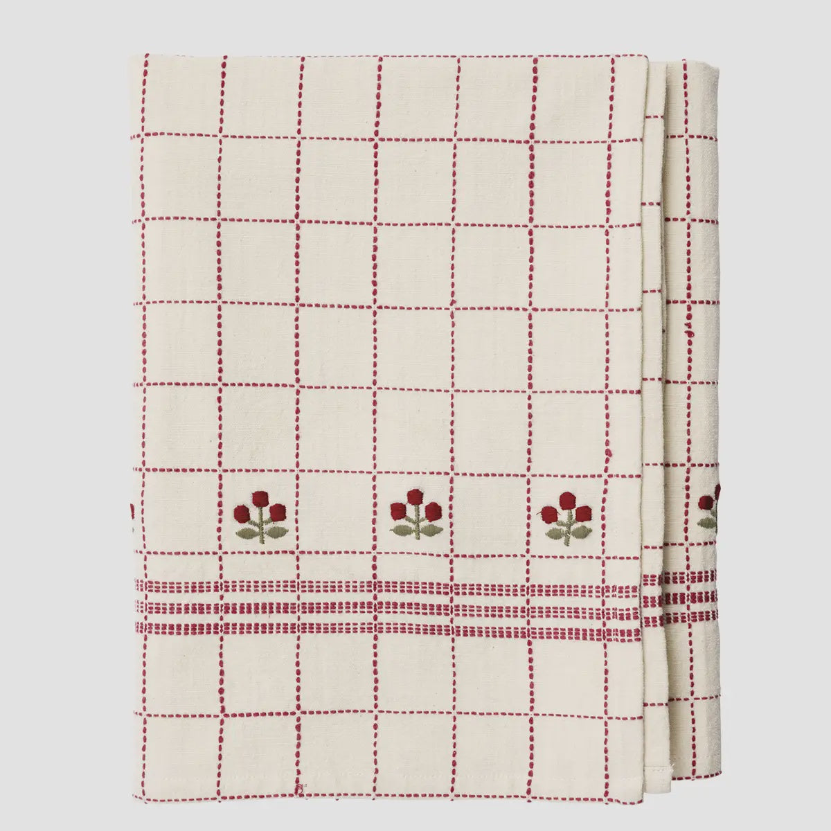 Embroidered Tablecloth / Folk Flowers