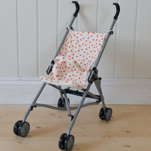 Baby Doll Stroller Heart Print