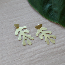 Load image into Gallery viewer, Brass Matisse Earrings