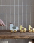 Little Dutch Farm Pull Along Chickens